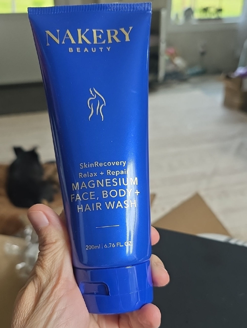 Nakery Beauty Magnesium Face, Body + Hair Wash - Blue Tube